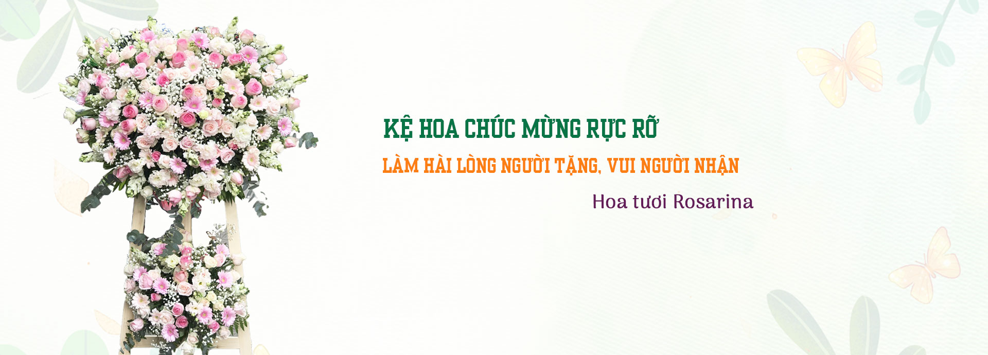 Kệ hoa khai trương, kệ hoa viếng